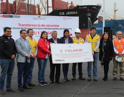 Fondo Social del Puerto de Salaverry recibe más de un millón de soles tras primeros ocho meses de concesión