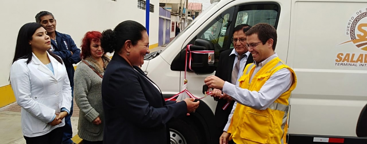 Salaverry Terminal Internacional entregó ambulancia totalmente equipada al Centro de Salud Salaverry